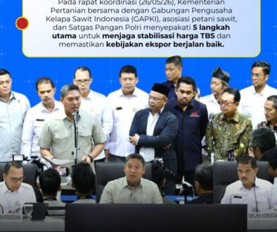 Pemerintah bergerak cepat menjaga stabilitas harga Tandan Buah Segar (TBS) kelapa sawit demi mel (1)